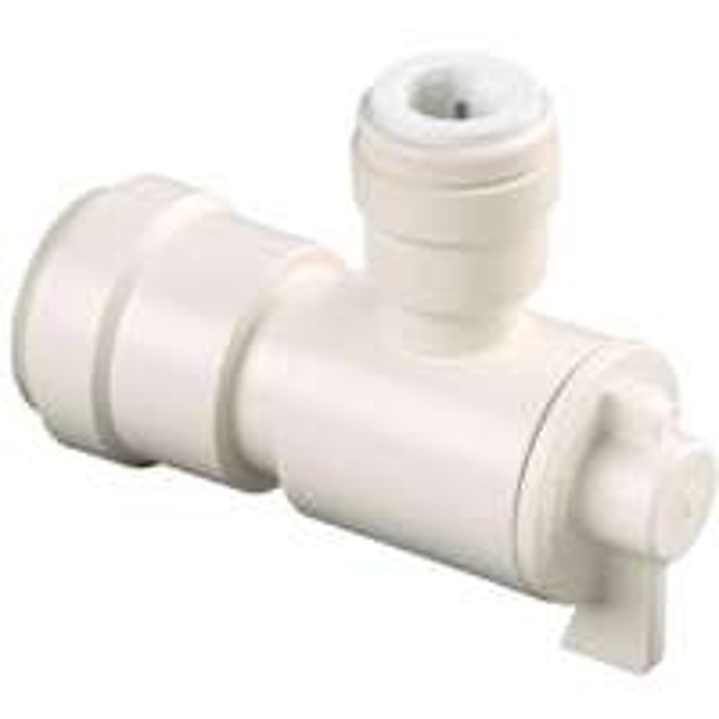 Watts 3556-1008/P-678 Angle Valve, 1/2 x 3/8 in Connection, CTS, 250 psi Pressure, Thermoplastic Body