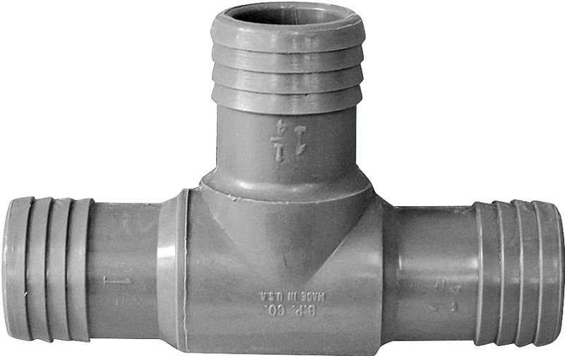 Boshart UPPT-12 Pipe Tee, 1-1/4 in, Insert, Polypropylene
