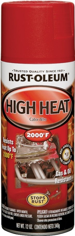 Rust-Oleum 248908 Engine Spray Paint, Flat, Red, 12 oz, Can Rust-Oleum 248908 Engine Spray Paint, Flat, Red, 12 oz, Can