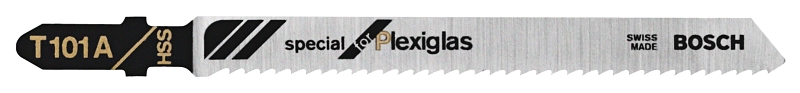 Bosch T101A3 Jig Saw Blade, 4 in L, 14 TPI, HSS Cutting Edge
