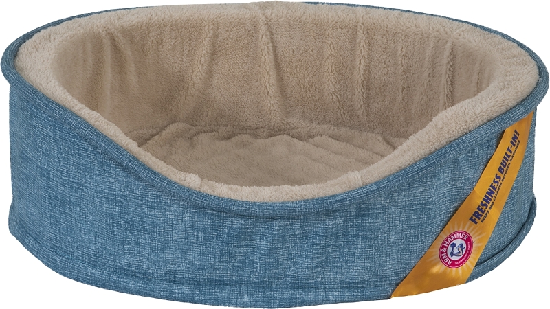 Dogzilla 80379 Pet Lounger, 22 in L, 18 in W, Fabric Cover, Black/Red