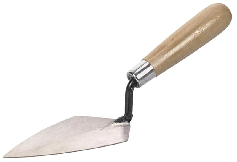 QLT 925-3 Pointing Trowel, 7 in L Blade, 3 in W Blade, Steel Blade, Hardwood Handle