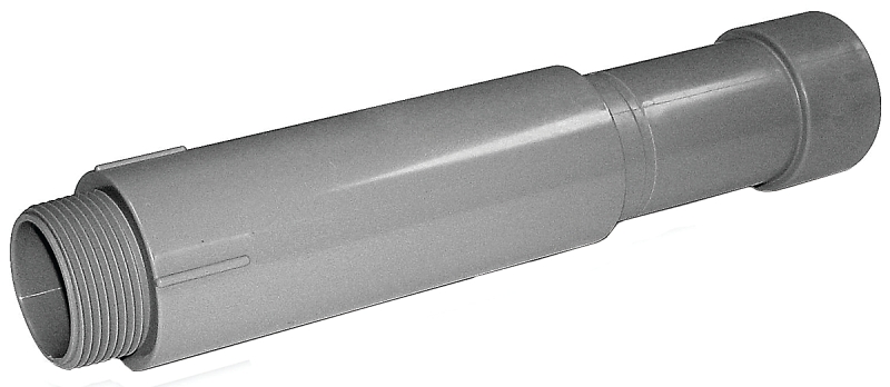 Carlon E945 Series E945G Expansion Coupling, 1-1/4 in Female Socket, 1-1/4 in Dia, 6 in L, PVC, Gray