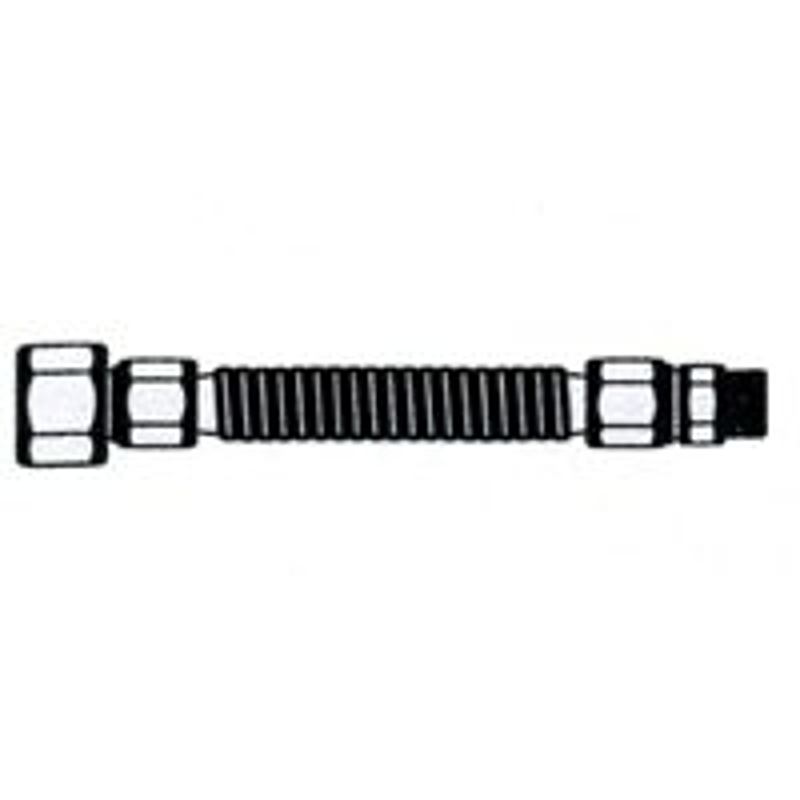 BrassCraft ProCoat Series CSSB22-60 Gas Connector, 3/4 in, FIP, Stainless Steel, 60 in L, 7/8 in OD
