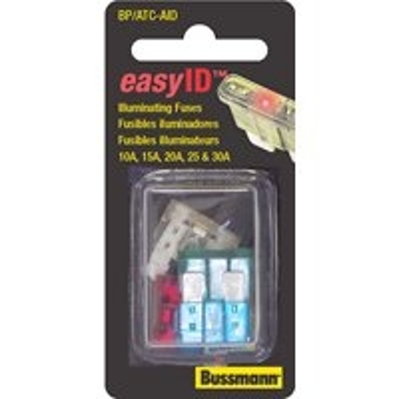 Bussmann easyID ATC Series BP/ATC-AID Fuse Assortment Kit, Fast-Acting Fuse, ATC-ID, 32 V, 10 to 30 A, 1 kA Interrupt