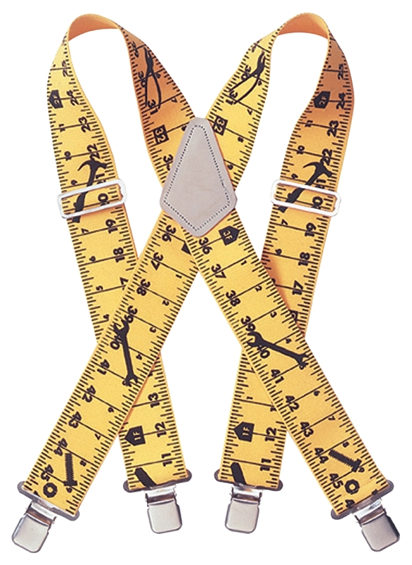 CLC TOOL WORKS 110RUL Heavy-Duty Work Suspender, One-Size, Elastic, Yellow