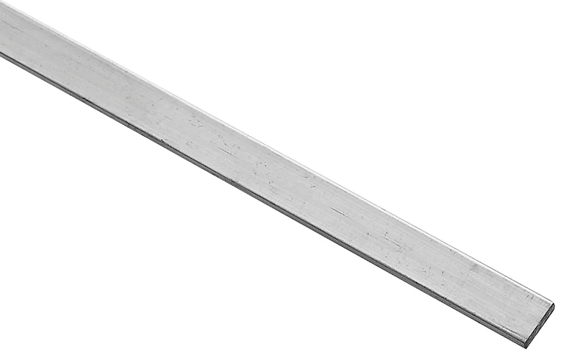 National Hardware 4200BC Series N247-007 Rectangular Bar, 1/2 in W, 48 in L, 1/8 in Thick, Aluminum, Mill