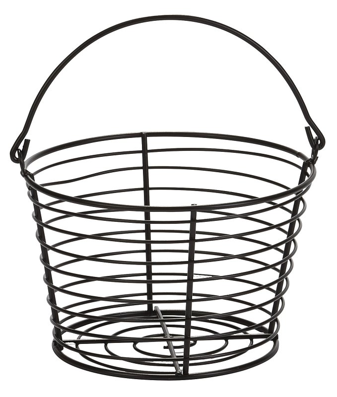 Little Giant EB8 Small Egg Basket, 8 in L, 8 in W, 36 Eggs Capacity, Wire, Black