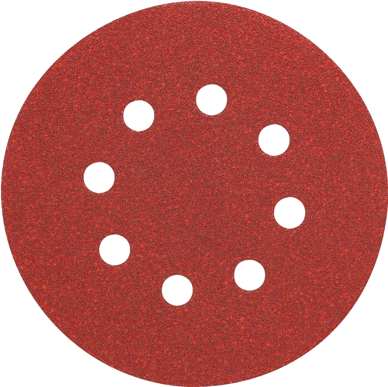 DEWALT DW4312 Sanding Disc, 5 in Dia, 150 Grit, Very Fine, Aluminum Oxide Abrasive, Paper Backing, 8-Hole