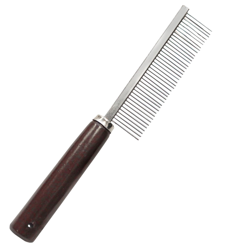 Aloe Care 05064 Deluxe Comb, Steel, Brown, Dog