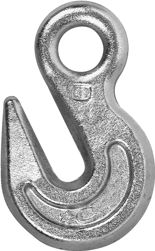 Campbell T9001624 Eye Grab Hook, 3/8 in, 5400 lb Working Load, 43 Grade, Steel, Zinc-Plated