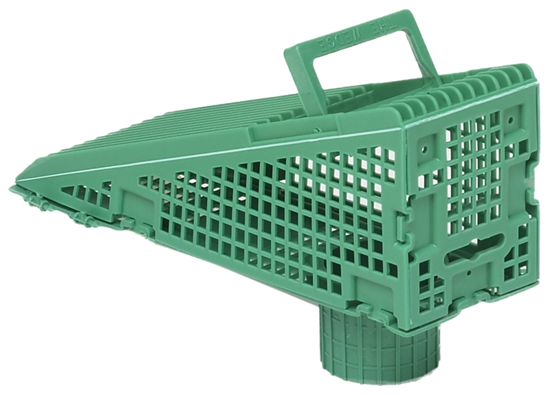 Frost King W103/12 Wedge Downspout Screen, Plastic, Green, Snap-In Mounting