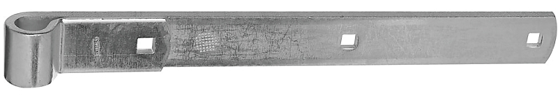 National Hardware N130-799 Strap Hinge, 1.52 in H Frame Leaf, 1/4 in Thick Leaf, Steel, Zinc-Plated, Screw Mounting
