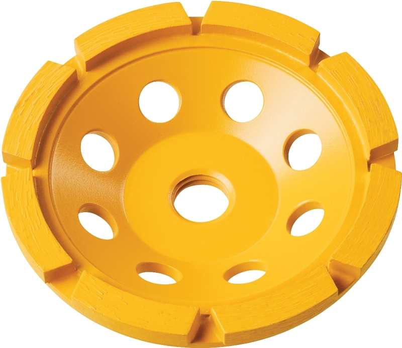 DEWALT DW4770 Grinding Wheel, 4 in Dia, 5/8-11 Arbor, Diamond Abrasive