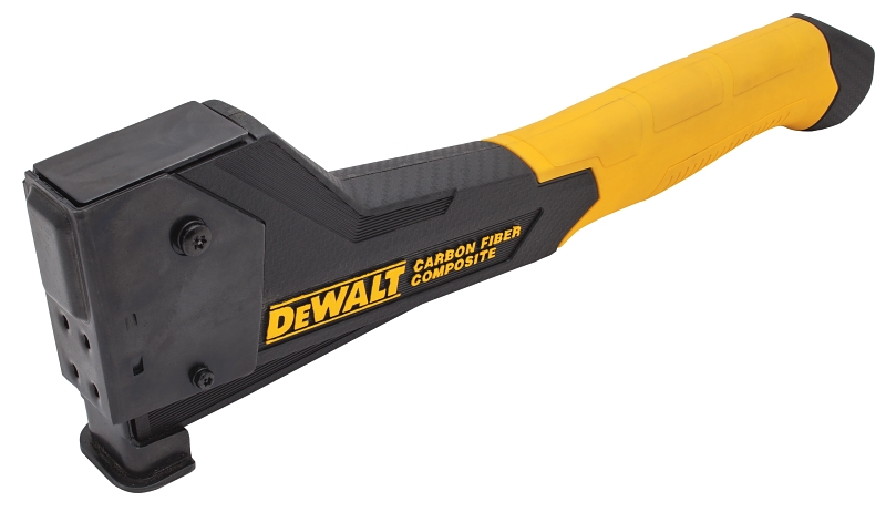 DEWALT DWHT75900 Hammer Tacker, T50 Staple, 3/8 in W Crown, 0.31, 0.39, 0.47 in L Leg, Black/Yellow