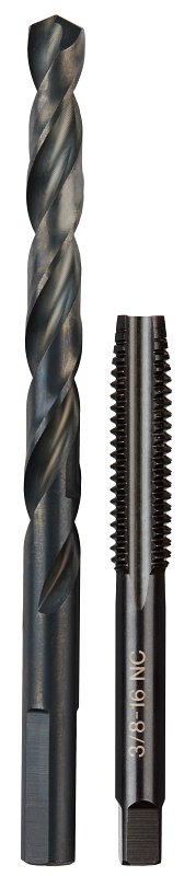 Milwaukee 49-57-5548 Drill and Tap Bit, 2-Piece, HCS, Black Oxide