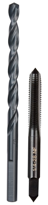 Milwaukee 49-57-5538 Drill and Tap Bit, 2-Piece, HCS, Black Oxide