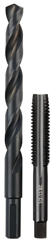 Milwaukee 49-57-5560 Drill and Tap Bit, 2-Piece, HCS, Black Oxide