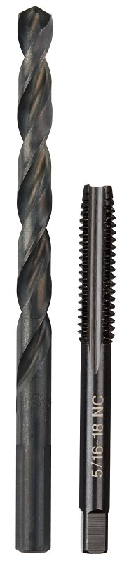 Milwaukee 49-57-5542 Drill and Tap Bit, 2-Piece, HCS, Black Oxide