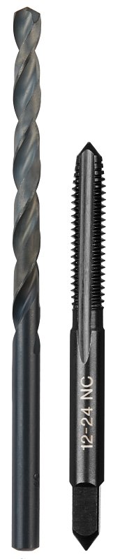 Milwaukee 49-57-5530 Drill and Tap Bit, 2-Piece, HCS, Black Oxide