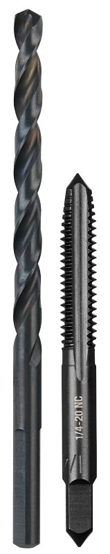 Milwaukee 49-57-5534 Drill and Tap Bit, 2-Piece, HCS, Black Oxide