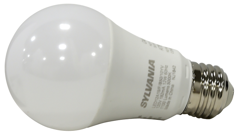 Sylvania 79293 LED Light Bulb, General-Purpose, A19 Lamp, 75 W Equivalent, E26 Lamp Base, Non-Dimmable, Frosted