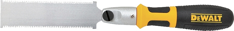 DEWALT DWHT20541 Pull Saw, 5 in L Blade, 35 mm W Blade, 22 TPI, Steel Blade, Comfort Grip Handle, Plastic/Rubber Handle