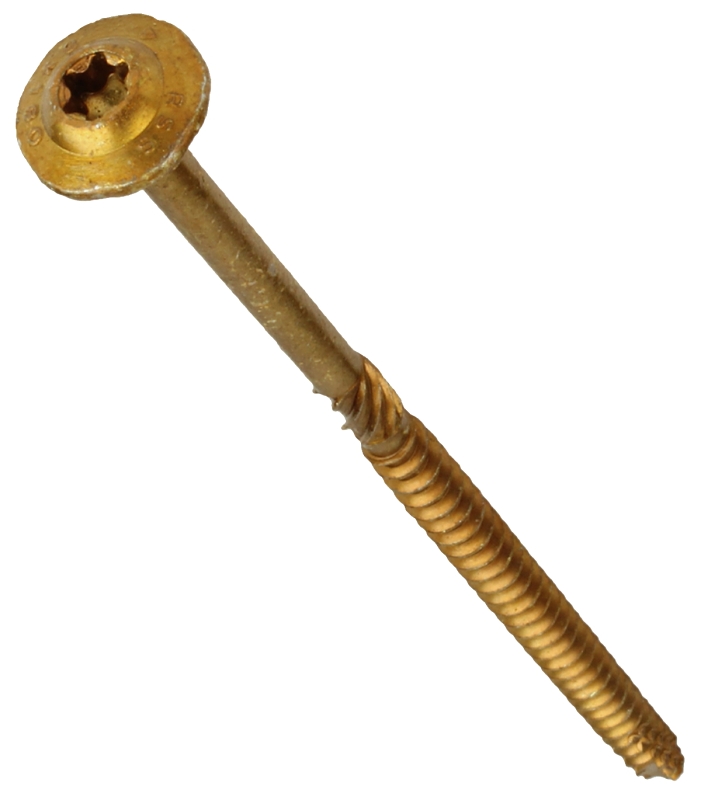 GRK FASTENERS RSS 12285 Structural Screw, 3/8 in Thread, 7-1/4 in L, Washer Head, Star Drive, Steel, 50 PK