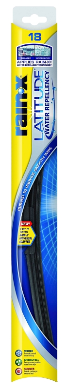 RainX Latitude 507927525079275 Winter Wiper Blade 18 in Curved Blade Rubber