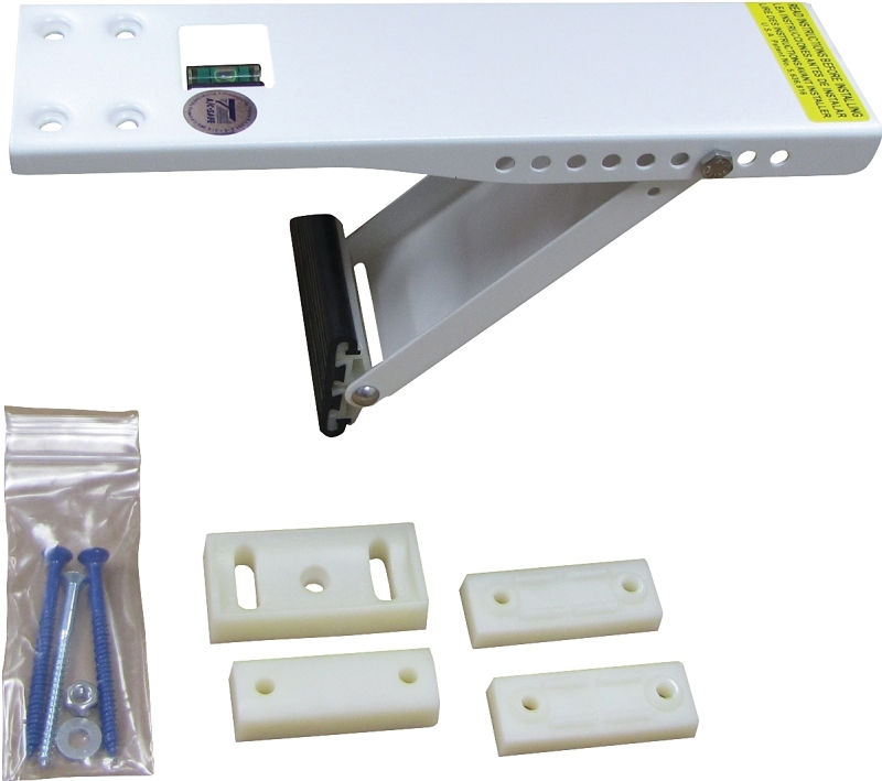Comfort-Aire AS080 Window Support Bracket, Steel, Baked Epoxy, For: Air Conditioners up to 80 lb