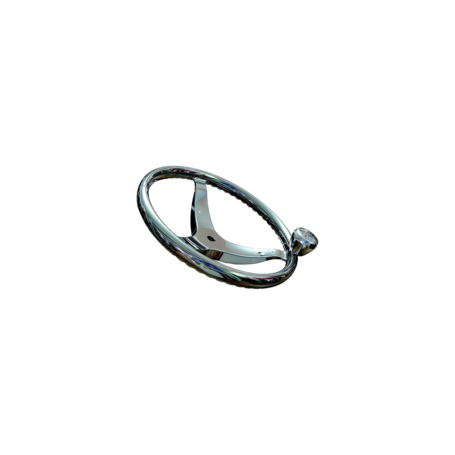 Lewmar 89700820 SWR Stainless Steering Wheel, 13.5â³ w/ 5/8â³ UNC Nut Set