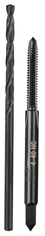 Milwaukee 49-57-5508 Drill and Tap Bit, 2-Piece, HCS, Black Oxide, Black