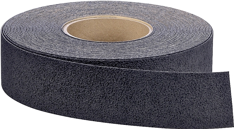 Safety-Walk 7737 Anti-Slip Tape, 60 ft L, 2 in W, Vinyl Backing, Black