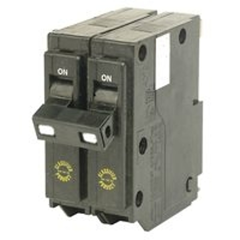 Cutler-Hammer CL220 Circuit Breaker, Type CL, 20 A, 2-Pole, 120/240 V, Common Trip, Plug