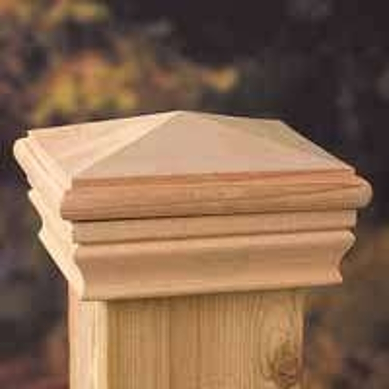 Maine Ornamental 72889 Post Cap, 4 in L, 4 in W