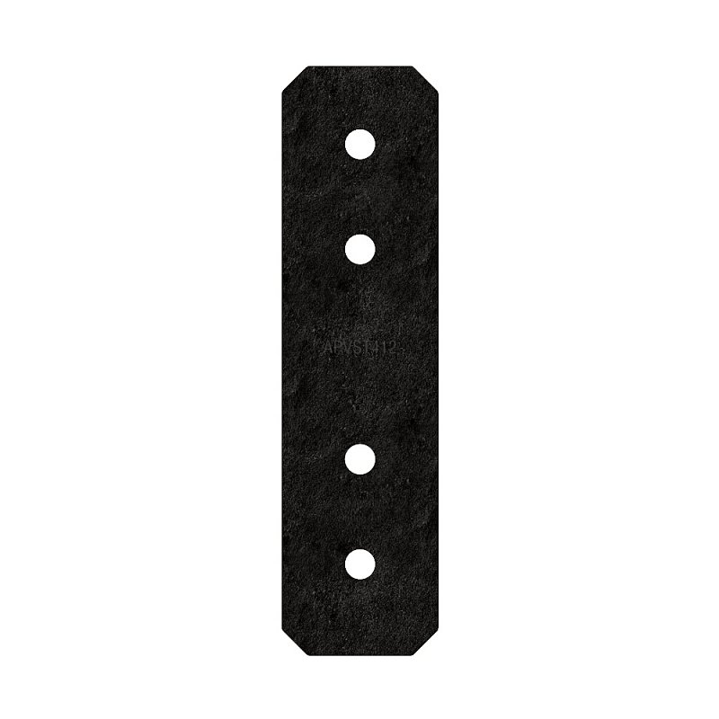 Simpson Strong-Tie Outdoor Accents Avant Series APVST412 Flat Strap, 11-1/4 in L, 3 in W, Steel, Powder-Coated/ZMAX