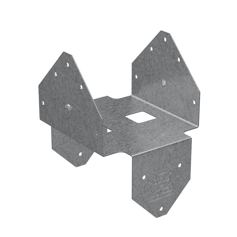 Simpson Strong-Tie BCS Series BCS2-3/6Z Post Cap, 2 to 3 x 6 in Post/Joist, Steel, ZMAX, Pack of 10