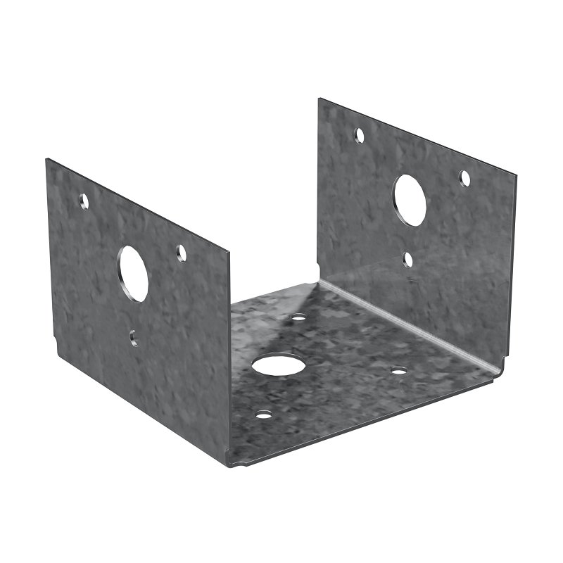 Simpson Strong-Tie BC Series BC40 Post Base, 4 x 4 in Post, 18 ga Gauge, Steel, Zinc Galvanized, Pack of 50