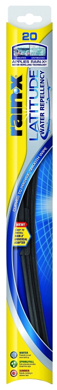 RainX Latitude 507927725079277 Winter Wiper Blade 20 in Curved Blade Rubber