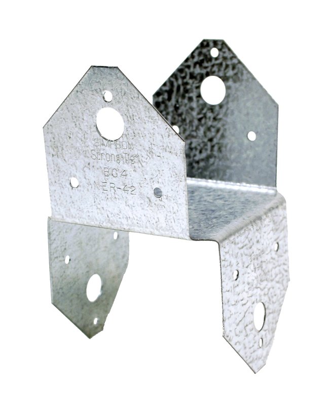 Simpson Strong-Tie BC Series BC4 Post Cap, Steel, Zinc Galvanized