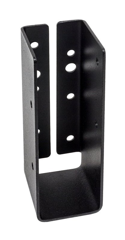 Simpson Strong-Tie APLH Series APLH26 Joist Hanger, 5-1/8 in H, 1-7/8 in D, 1-9/16 in W, 2 x 6 in, Steel, Black, Pack of 24