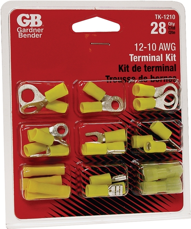 Gardner Bender TK-1210 Terminal Lug Kit, 28-Piece