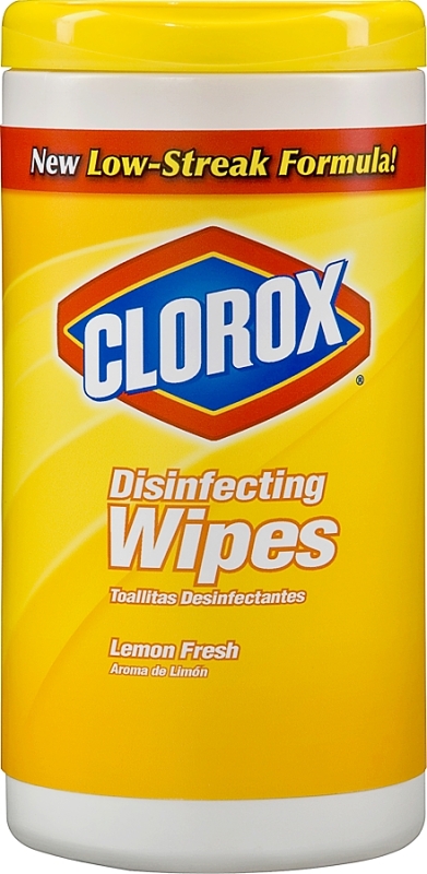Clorox 01628 Disinfecting Wipes Can Liquid Citrus White