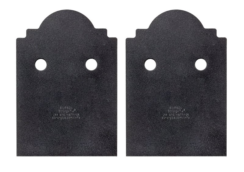 Simpson Strong-Tie APBDSP Series APB66DSP Decorative Post Base Side Plate, 5 in W, 12 ga Gauge, Steel