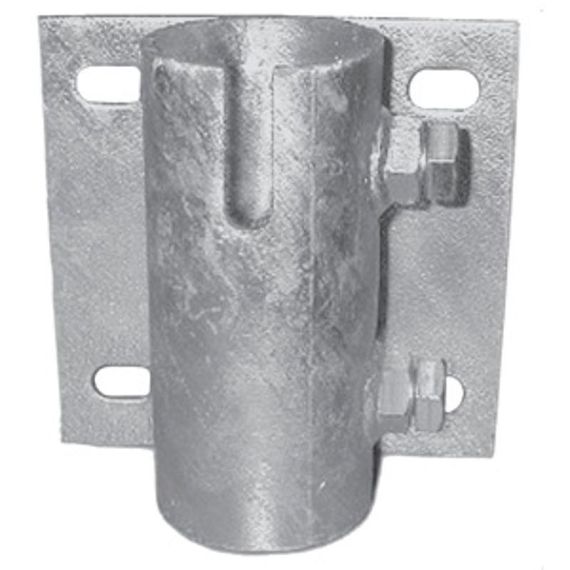 Multinautic 10000 Series 10011 Leg Holder, 5 in, Steel, Galvanized