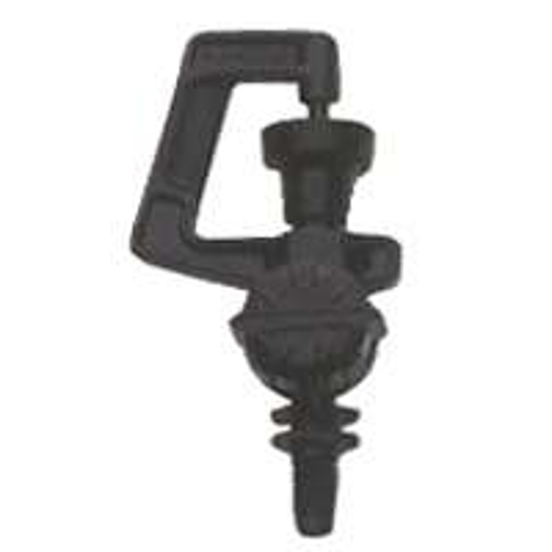 Raindrip R176CT Rotary Sprinkler, 1/4 in Connection, Male, 15 ft, Rotary Spray, Plastic