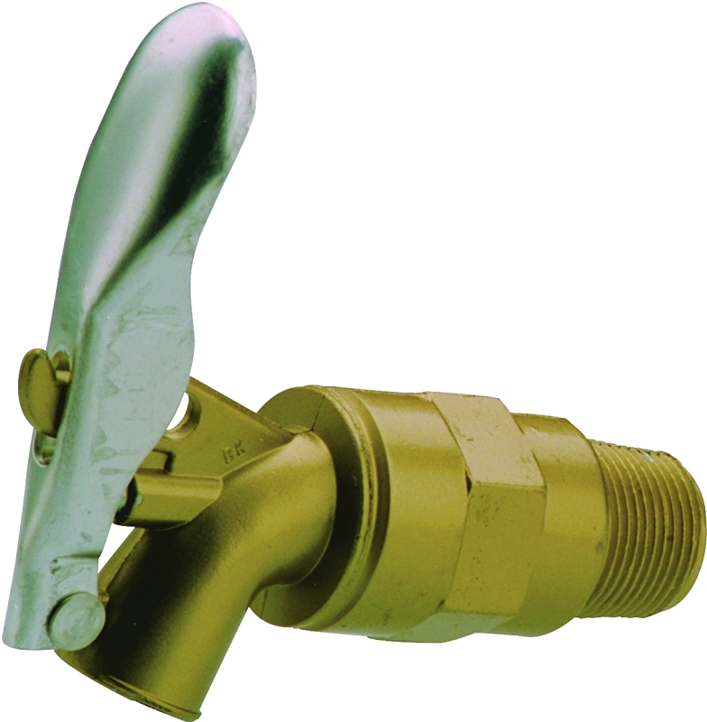 B & K ProLine Series 109-204 Self-Closing Drum and Barrel Valve, 3/4 in Connection, MPT x Plain, Bronze Body
