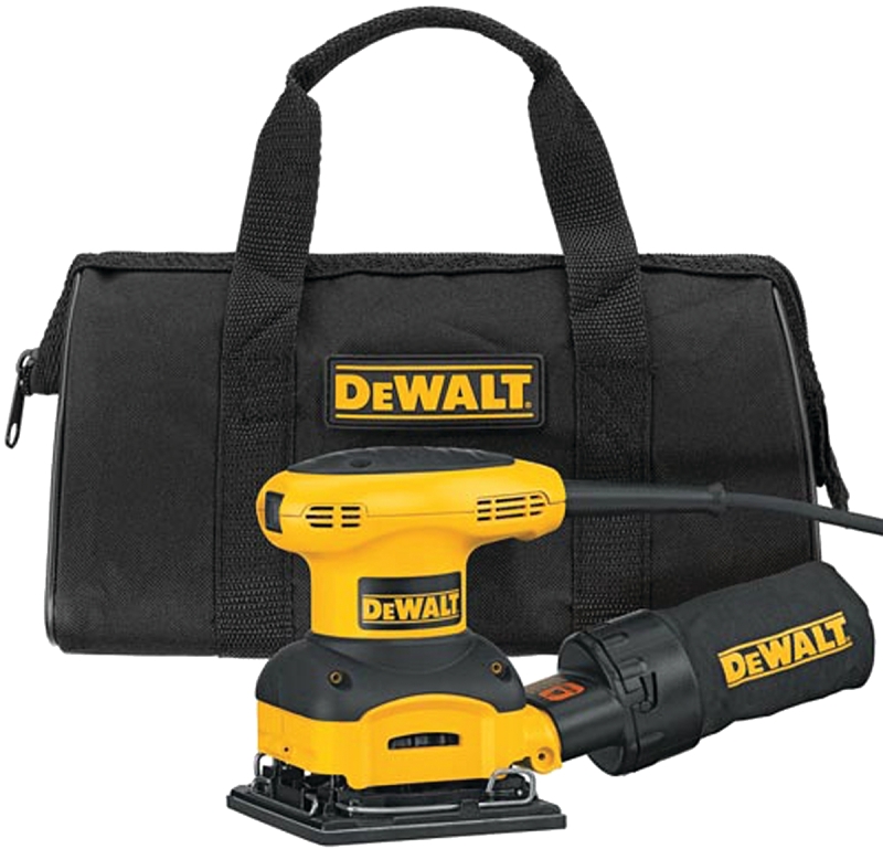DEWALT DWE6411K D26441K Palm Sander Kit 2.3 A 1 4 in Sheet VORG6985816 DWE6411K D26441K