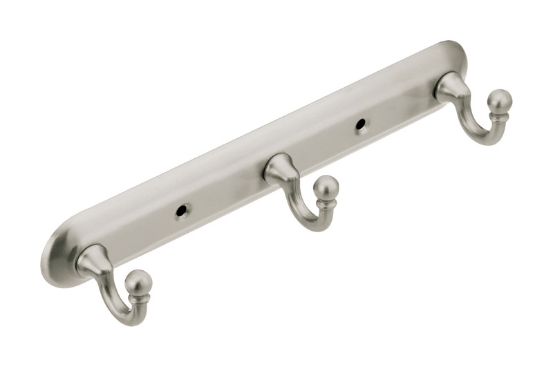 Moen Yorkshire 2 in. H X 1.75 in. W Brushed Nickel Robe Hook