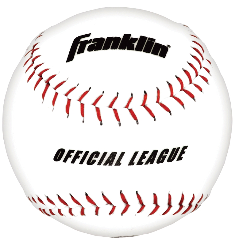 Franklin 1532 Baseball, 9 in Dia, Cork/Rubber, Orange/White